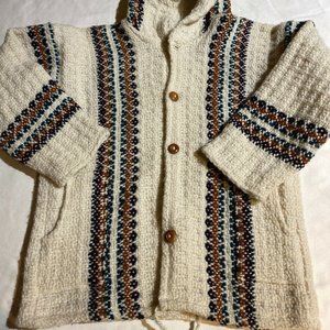 Unbranded Hoodie Children’s Boho Aztec Tribal Wool
